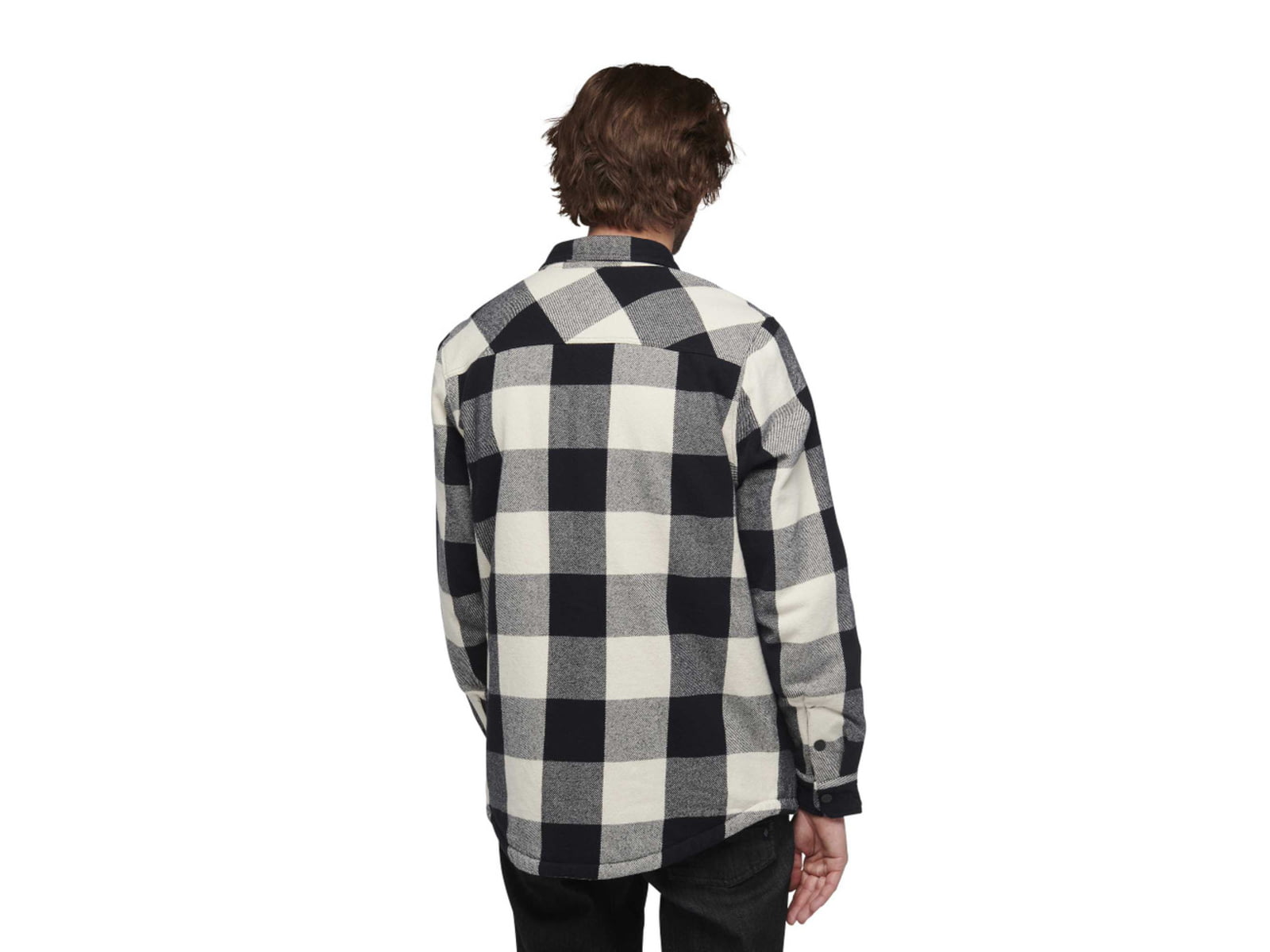 Black Diamond Project Lined Flannel - Men's Iron Red/Black Medium