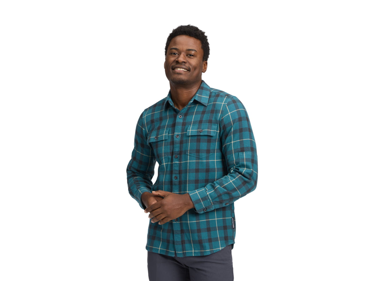 Black Diamond Project Twill Shirt - Men's Raging Sea/Henna Medium