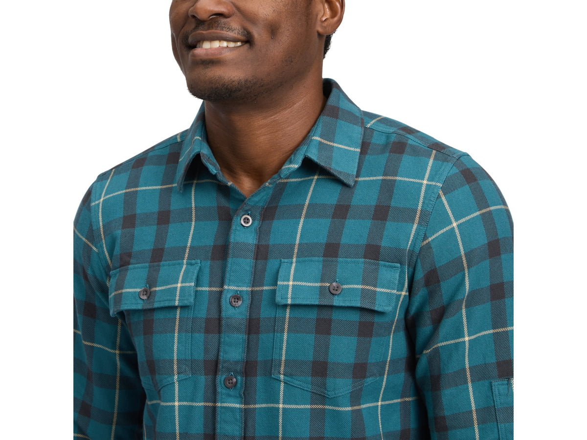 Black Diamond Project Twill Shirt - Men's Raging Sea/Henna Medium