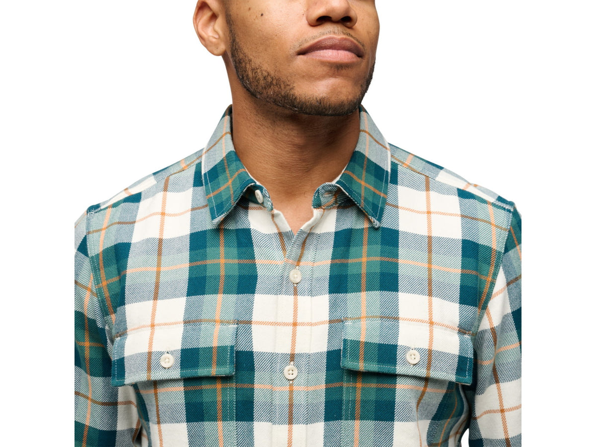 Black Diamond Project Twill Shirt - Men's Raging Sea/Henna Medium