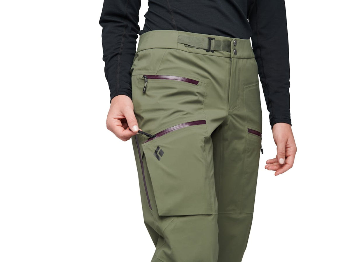 Black Diamond Recon LT Stretch Pants - Women's Carbon Small