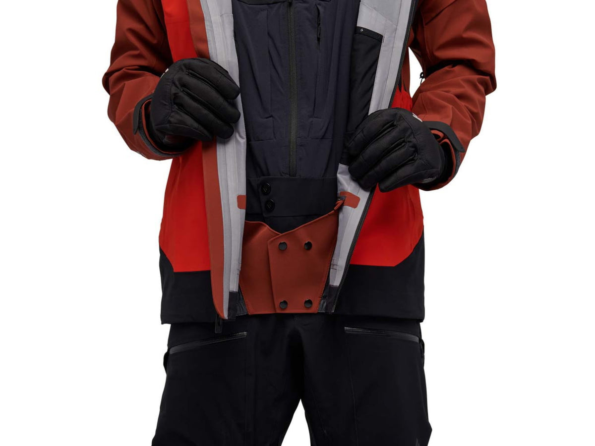 Black Diamond Recon Stretch Ski Shell - Men's Mulled Cider/Black/Octane Small
