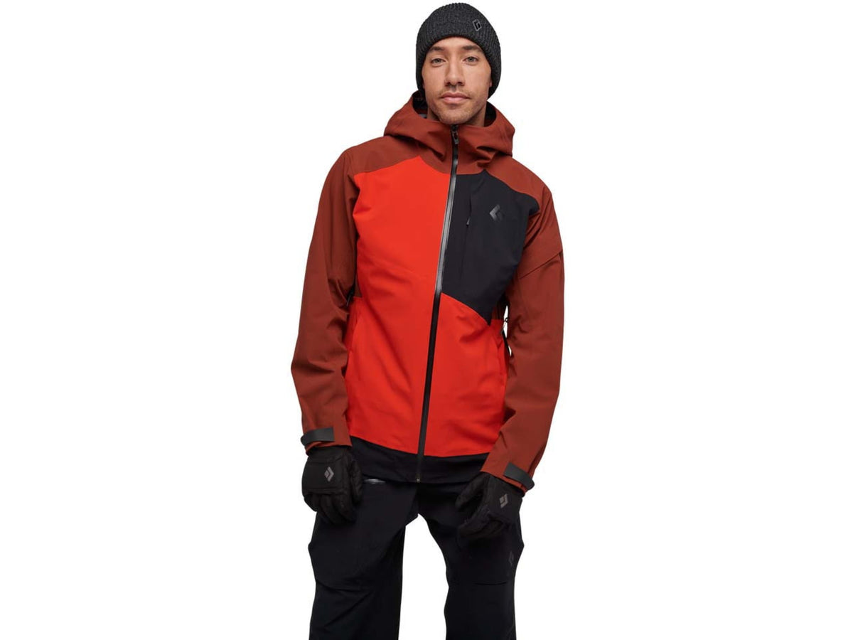 Black Diamond Recon Stretch Ski Shell - Men's Mulled Cider/Black/Octane Small