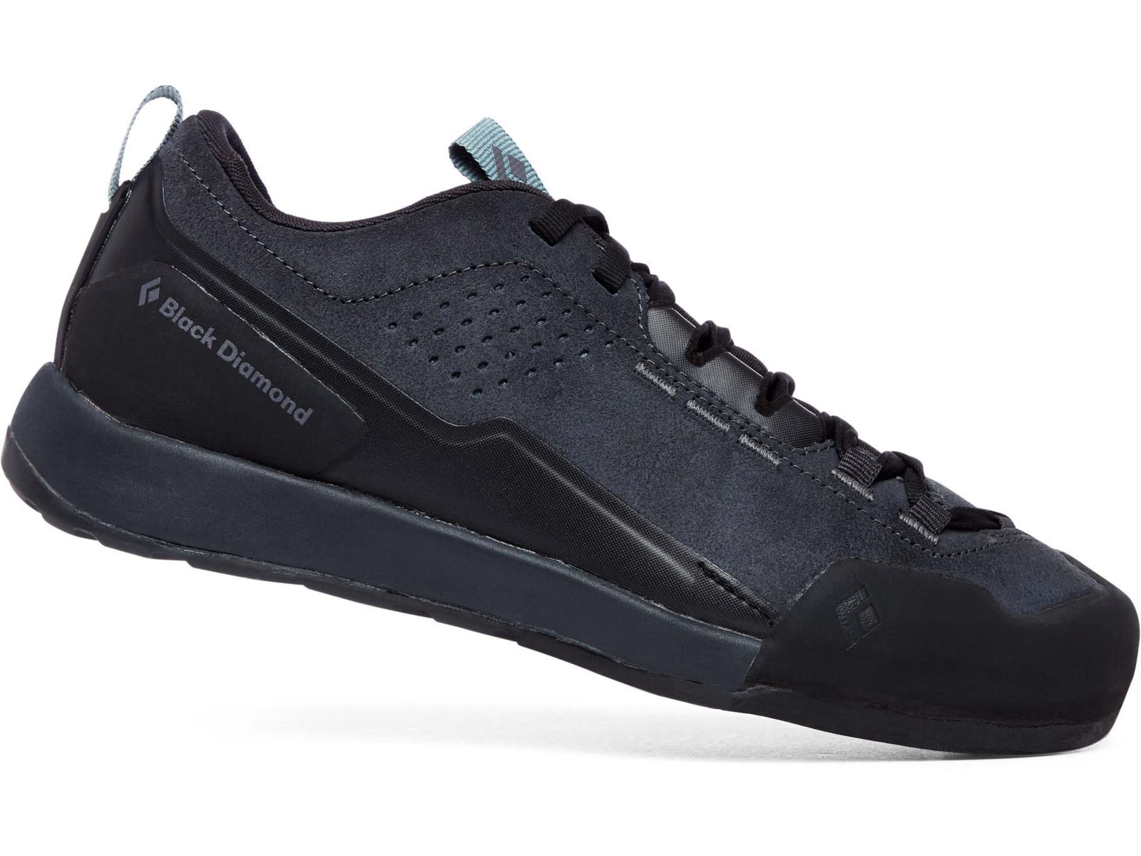 USED Black Diamond Technician Leather Approach Shoes - Women's Asphalt/Goblin Blue