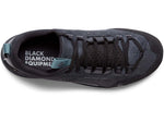 USED Black Diamond Technician Leather Approach Shoes - Women's Asphalt/Goblin Blue 8.5 BD58002393500851