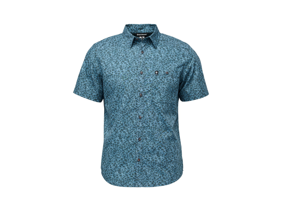 Black Diamond Wingate Short Sleeve Shirt - Men's Steel Grey Large