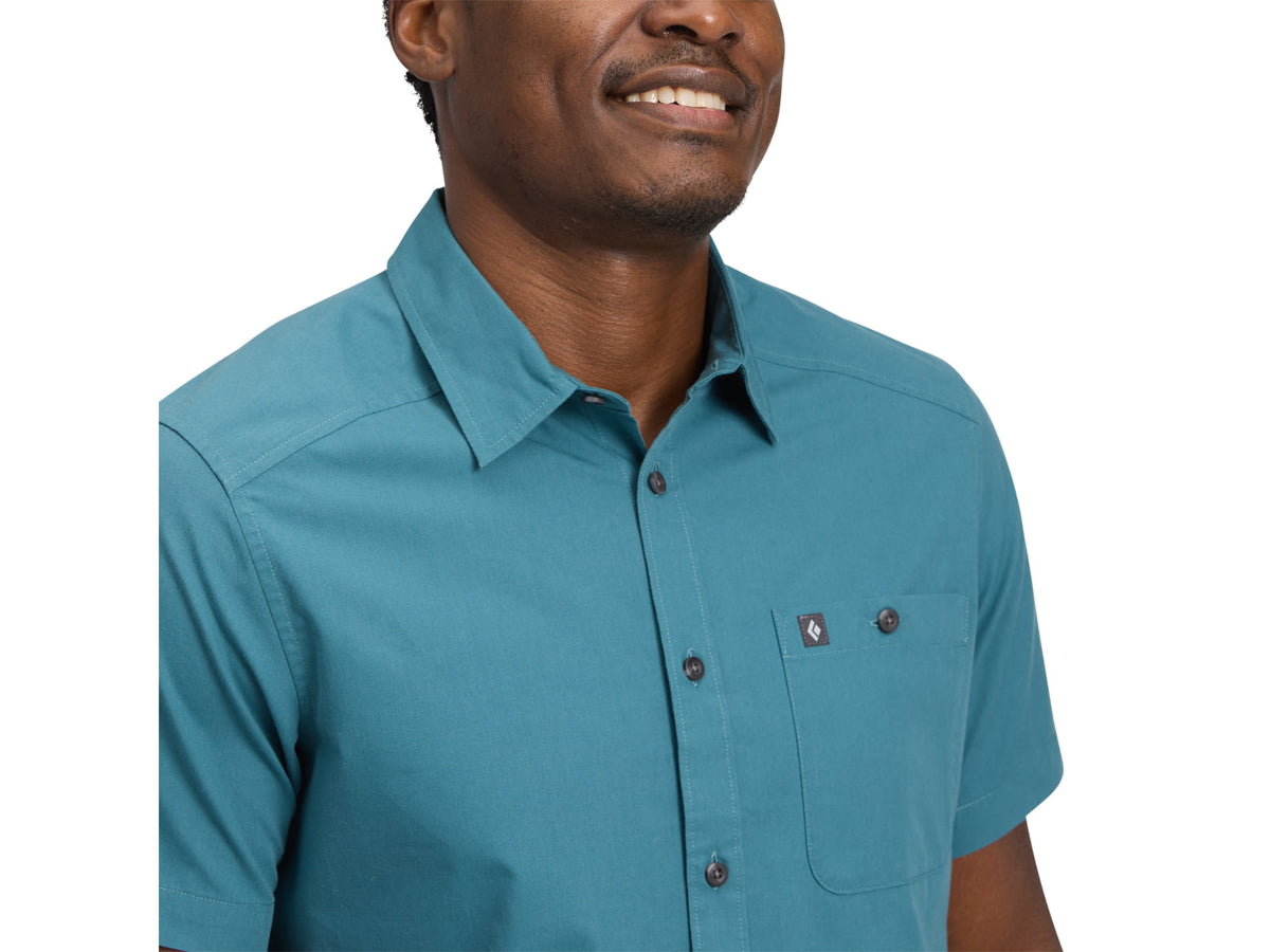 Black Diamond Wingate Short Sleeve Shirt - Men's Steel Grey Large