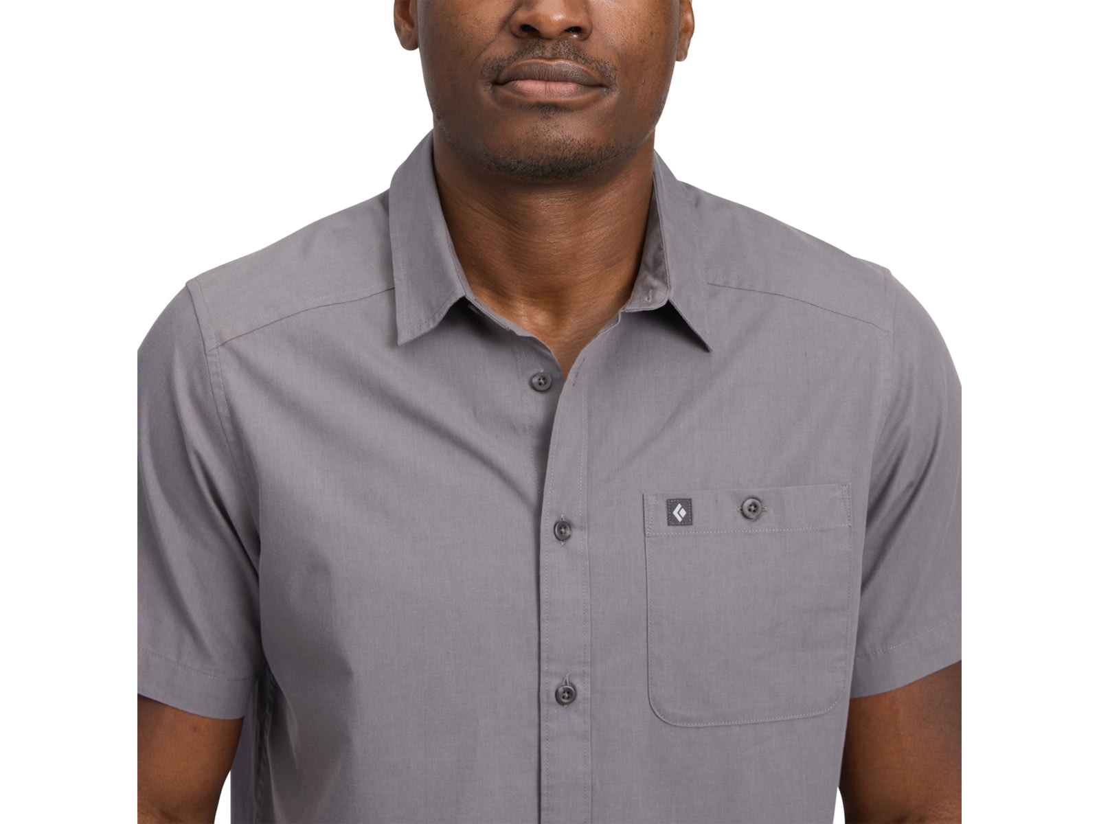 Black Diamond Wingate Short Sleeve Shirt - Men's Steel Grey Large