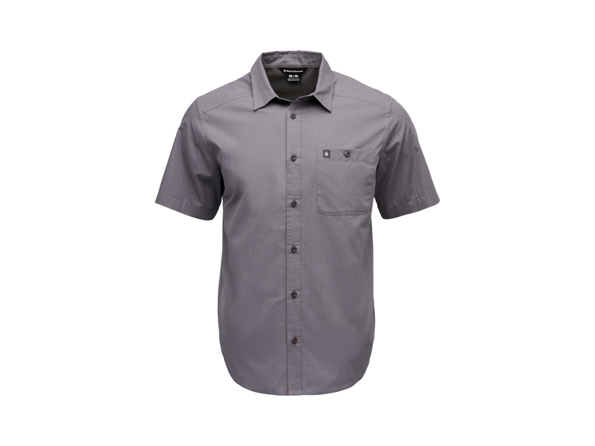 Black Diamond Wingate Short Sleeve Shirt - Men's Steel Grey Large