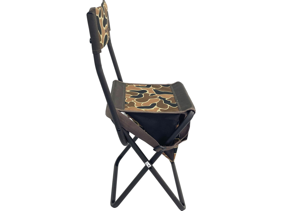 BLACK SIERRA EQUIPMENT High Back Shooter Stool OG Camo