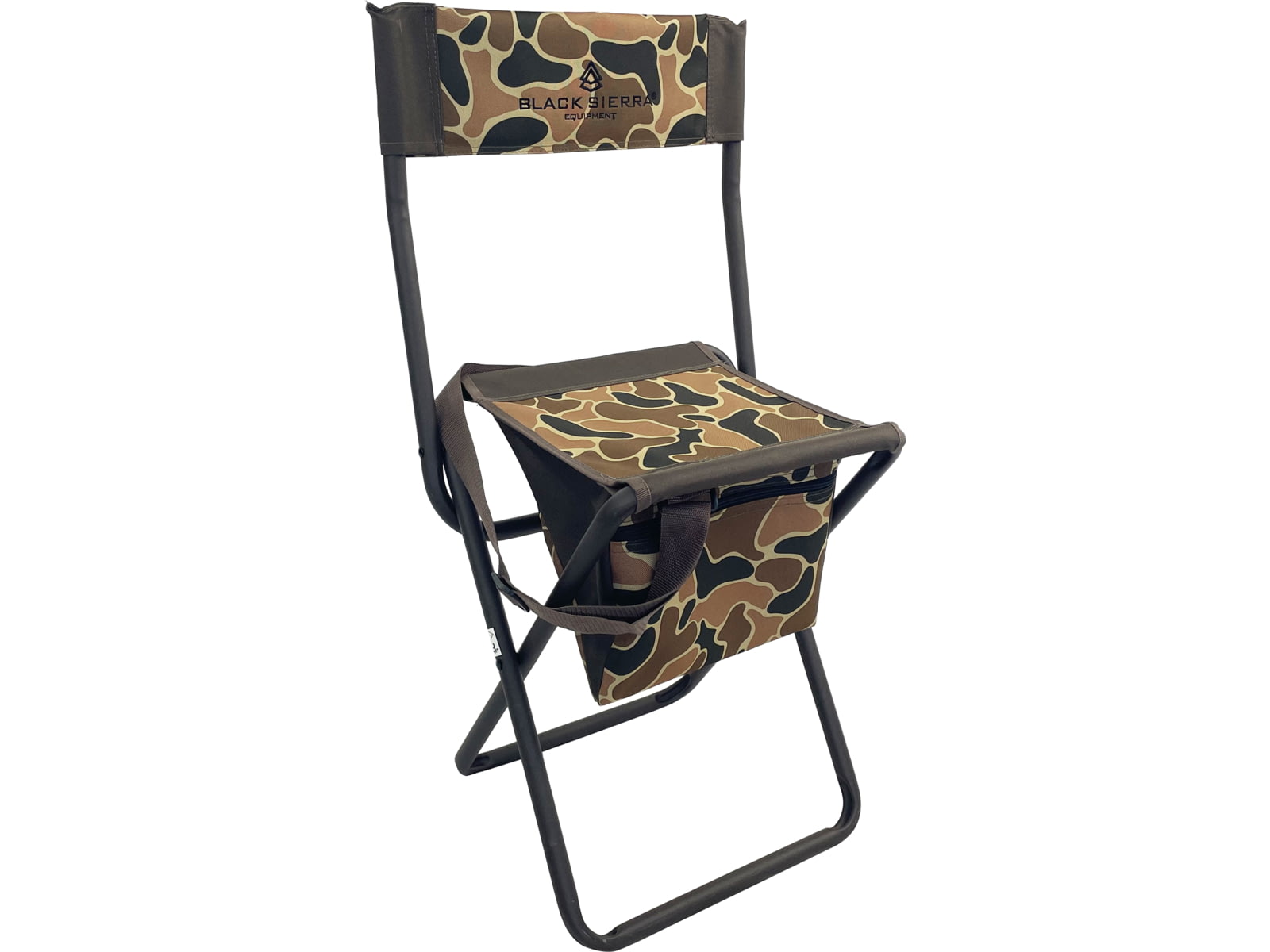 BLACK SIERRA EQUIPMENT High Back Shooter Stool OG Camo