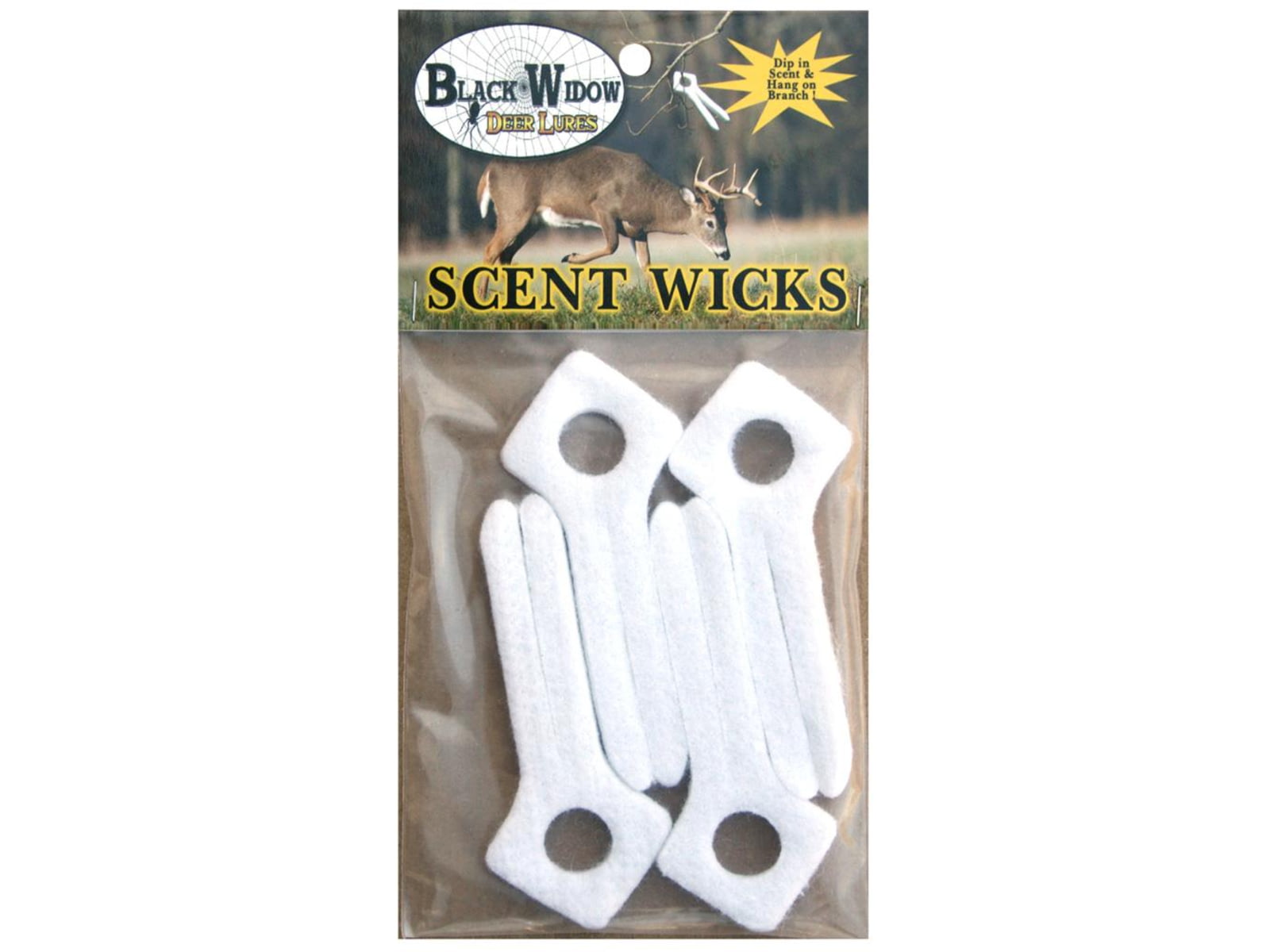 Black Widow Scent Wicks 4 pk. A0250