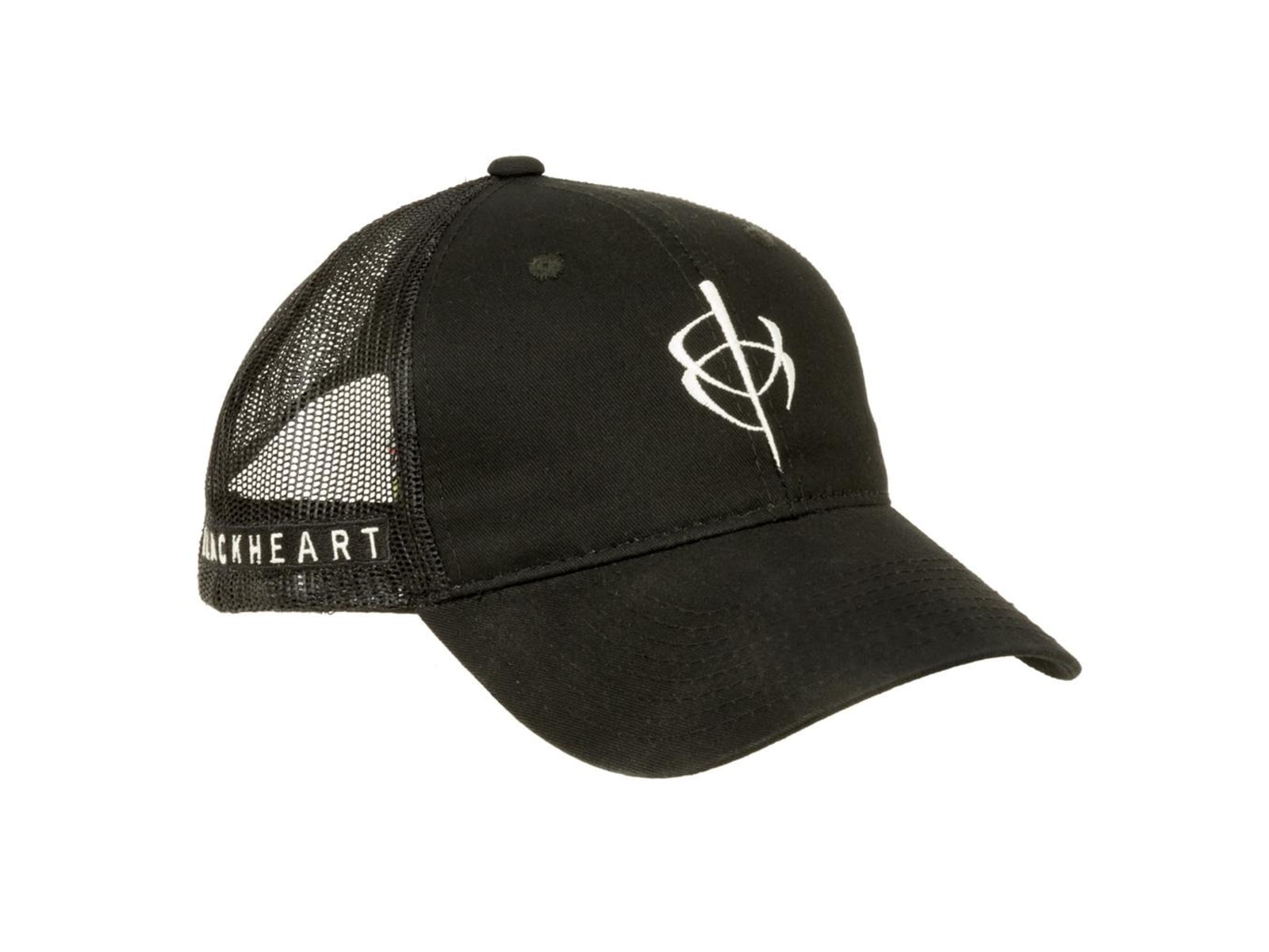 Blackheart Mesh Hat Black One Size 13064