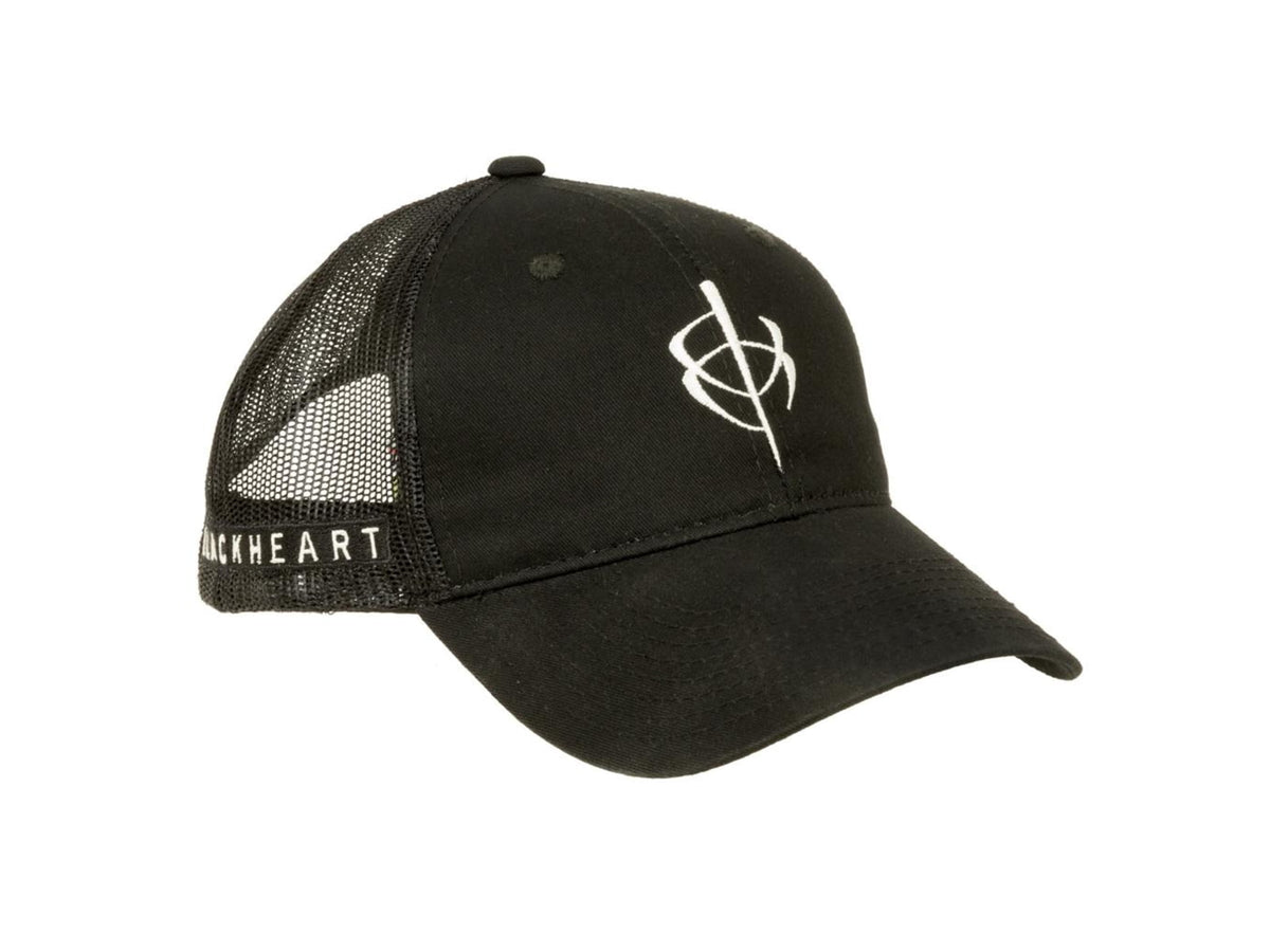 Blackheart Mesh Hat Black One Size 13064