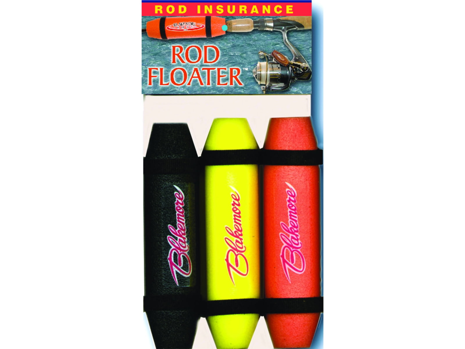 Blakemore 6in Rod Floaters 3/Pk Asst-Black/Yellow/Orange 436