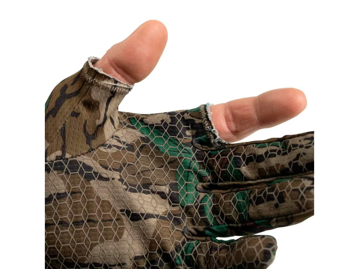 Blocker Outdoors Finisher Turkey LW Custom Gloves Mossy Oak Greenleaf Medium 1408947