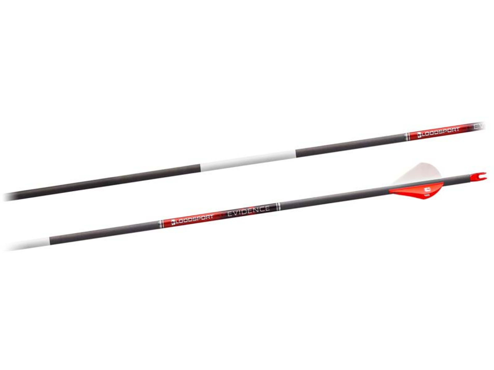 BloodSport Evidence Arrow with Blood Ring 350 Spine Black
