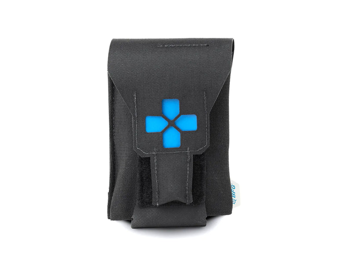Blue Force Gear NANO ES Version 2 Micro Trauma Kit Now MOLLE Mount Empty Black Small