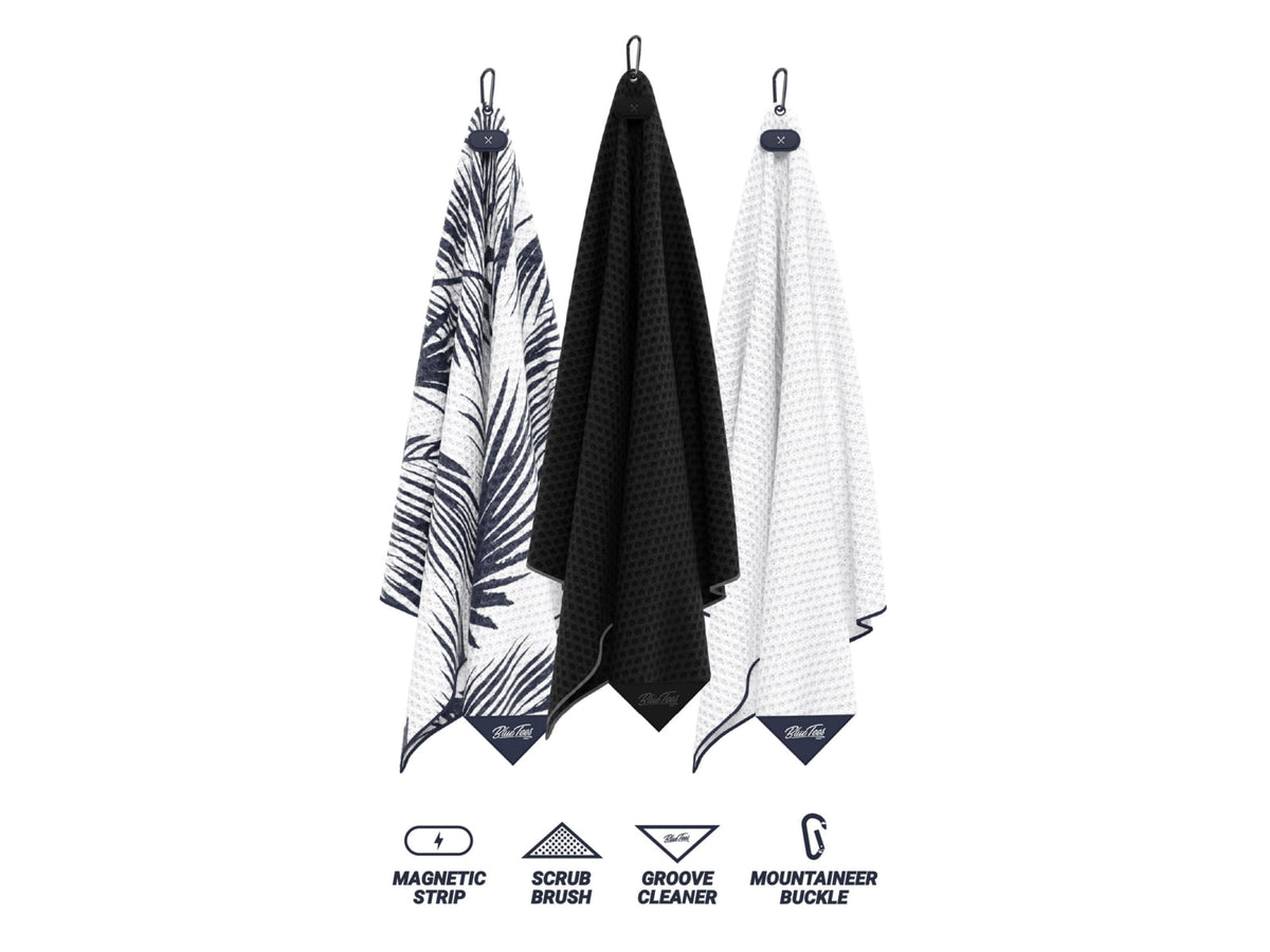Blue Tees Golf Magnetic Standard Towel