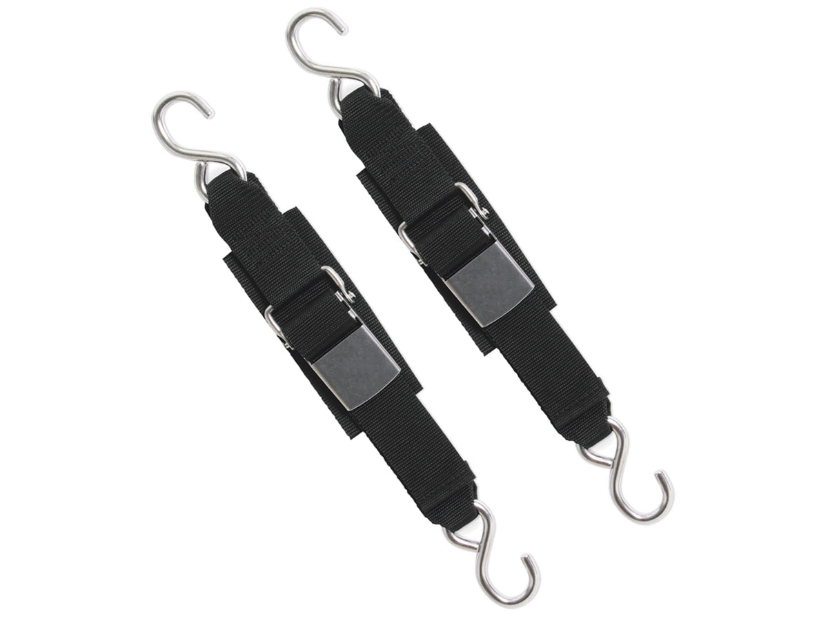 BoatBuckle Steel Kwik-Lok Transom Tie-Downs Stainless F12066