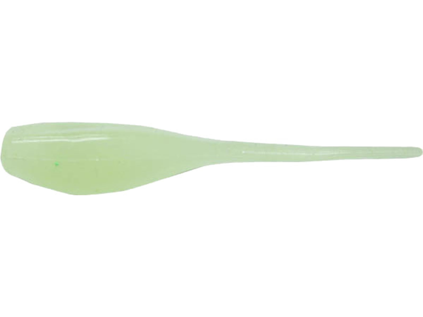 Bobby Garland MO Glo Baby Shad Glow-In-The-Dark Shad 18 2in Ghost Sparkle BGMGBS43-18