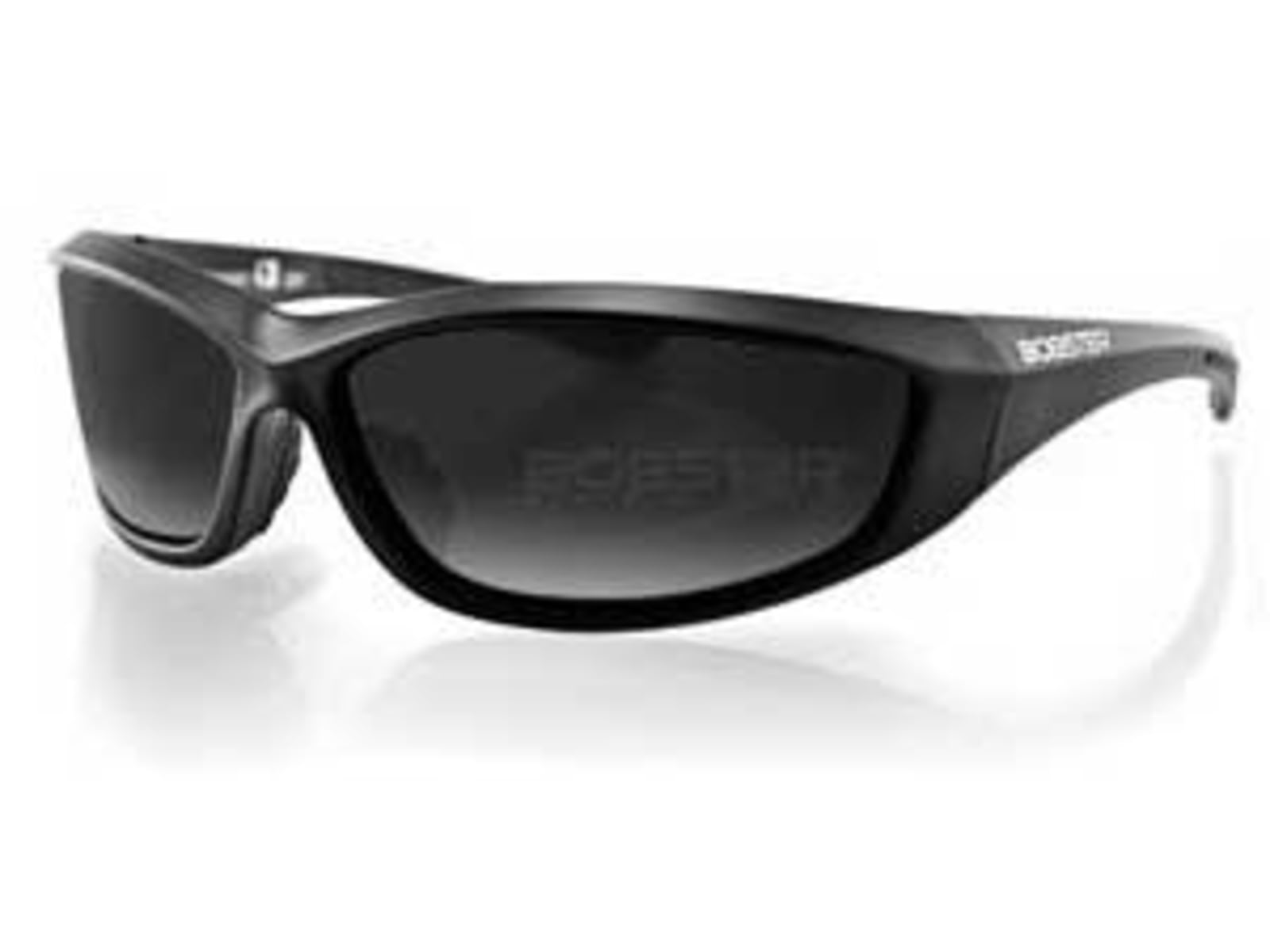 Bobster Charger Sunglasses - Black Frame Anti Fog Smoke Lens