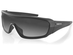 Bobster Enforcer Sunglasses Black Frame w/ Smoke Amber and Clear Lenes