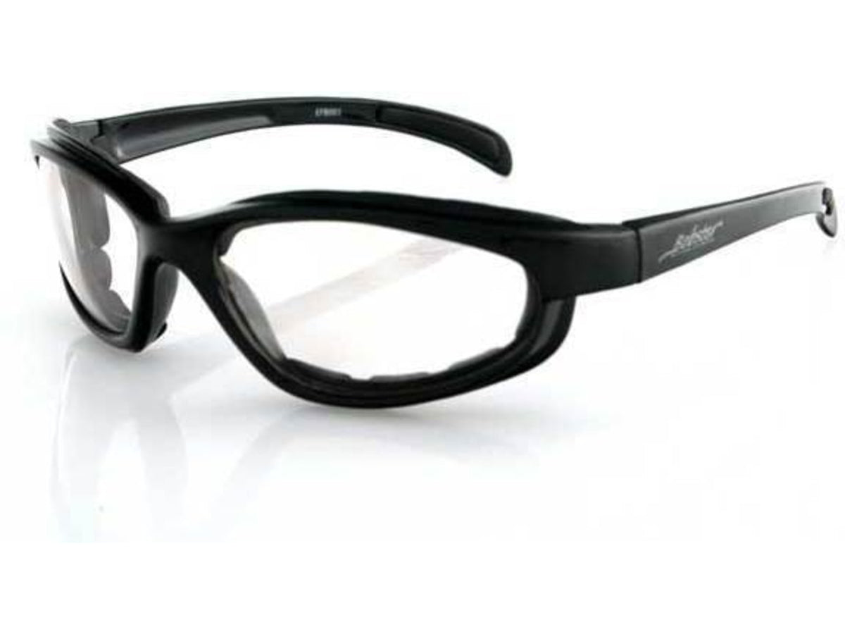 Bobster Fat Boy Photochromic Sunglasses w/ Black Frame Photogray Anti-Fog Lenses
