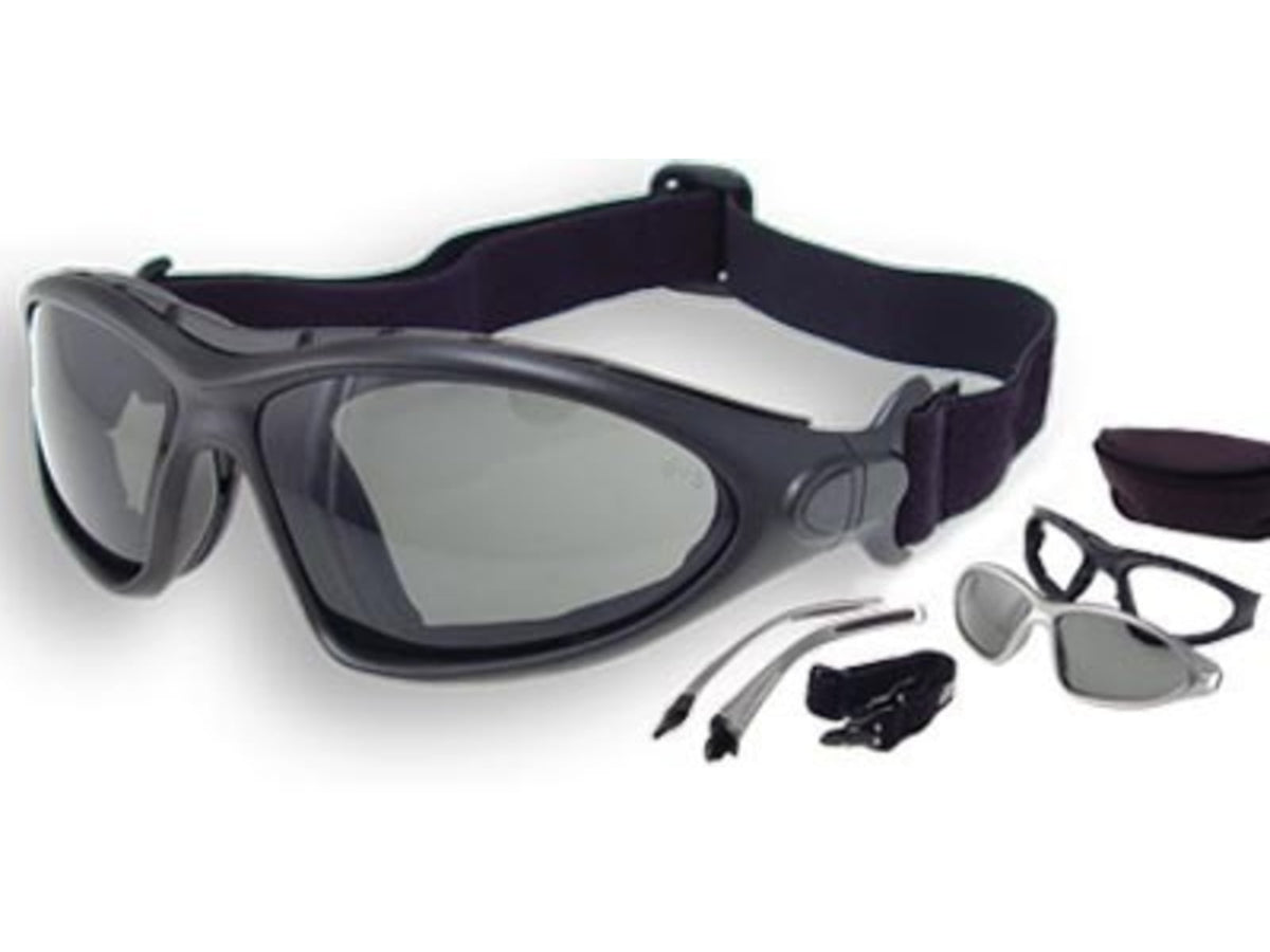 Bobster Road Master Photochromic Goggles - Sunglasses with Black Frame BDG001
