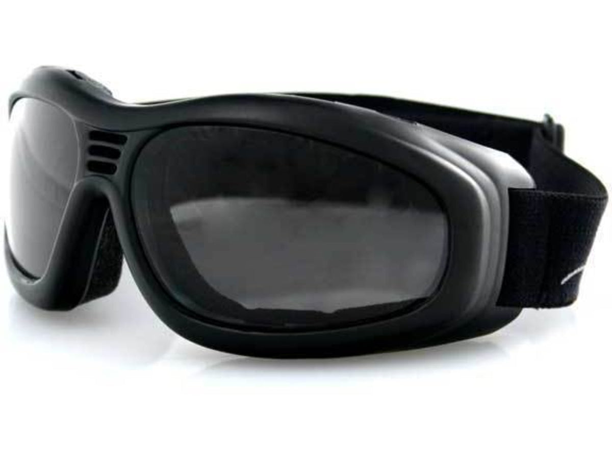 Bobster Touring 2 Goggles Black Frame Smoked Anti-Fog Lens BT2001