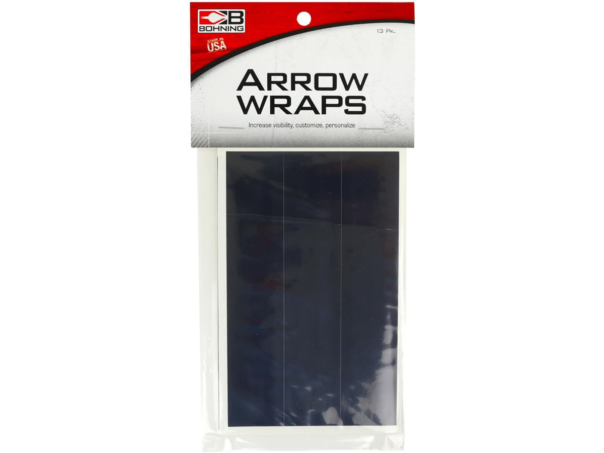 Bohning Arrow Wraps Standard 5.5 in Blackout 13 pack 1006432