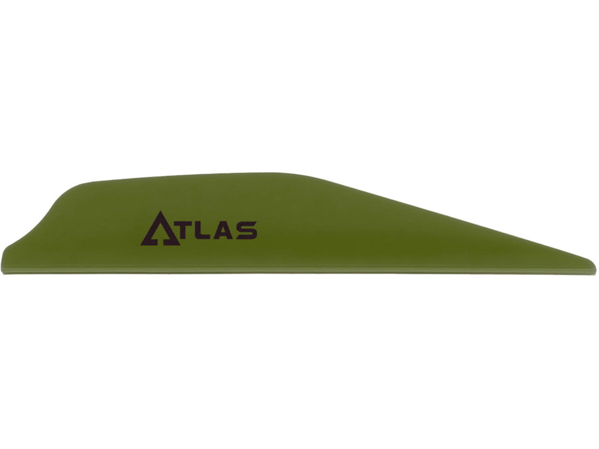 Bohning Atlas Vanes Olive Drab 100 pk 1006514
