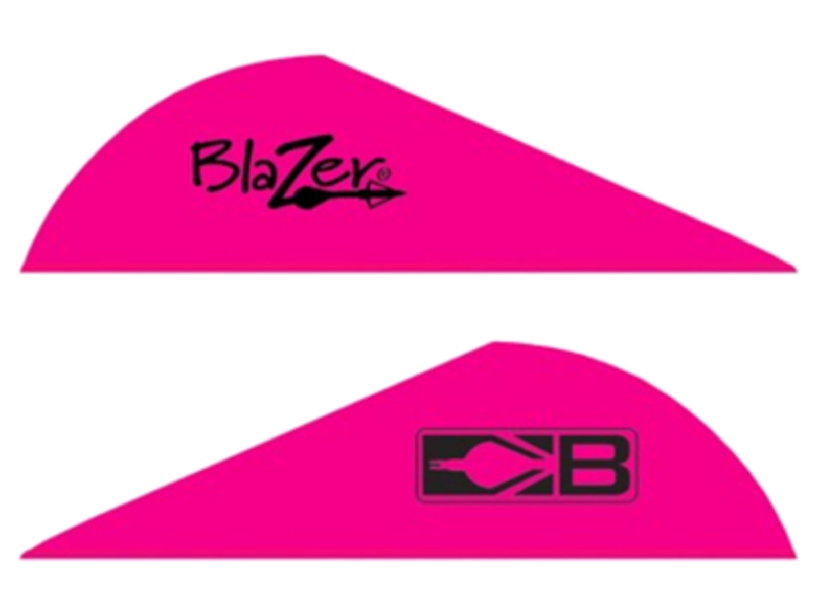 Bohning Blazer Vanes 2 Solid Hot Pink 100pk