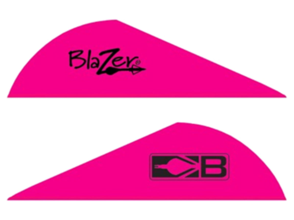 Bohning Blazer Vanes 2 Solid Hot Pink 100pk