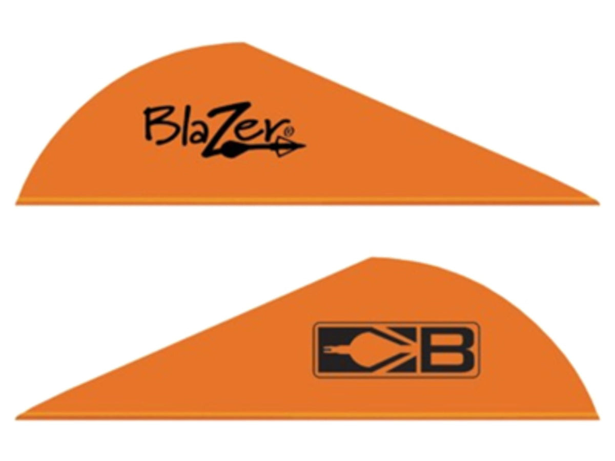 Bohning Blazer Vanes 2 Solid Neon Orange 100pk