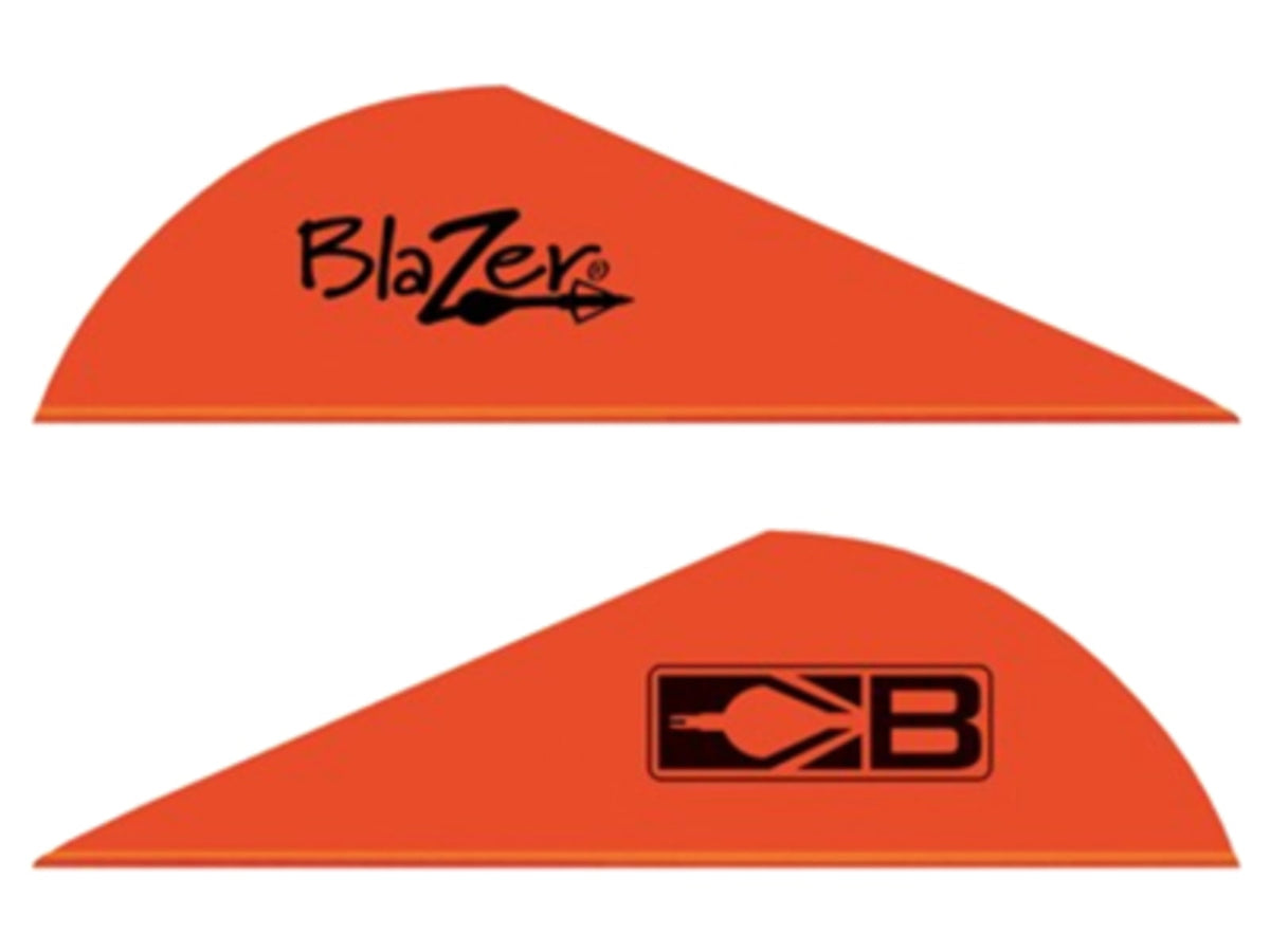 Bohning Blazer Vanes 2 Solid Neon Red 36pk