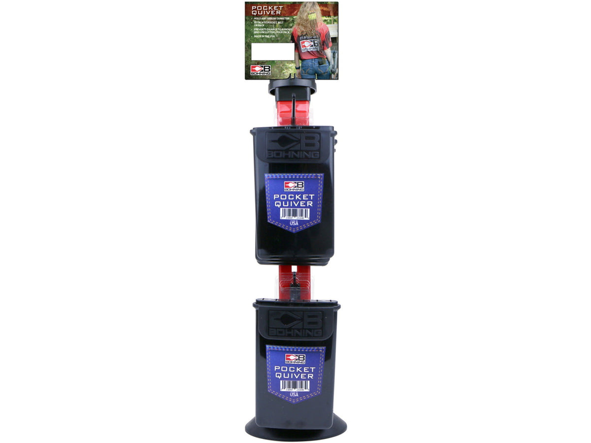 Bohning Pocket Quiver Counter Display Black 201035BK-12SF