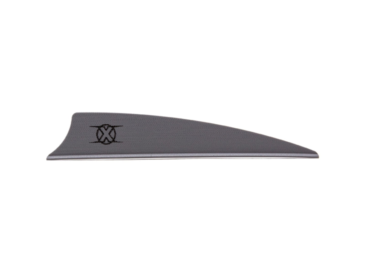 Bohning X Vanes Shield Cut 3 in Silver 36 pack 1006424