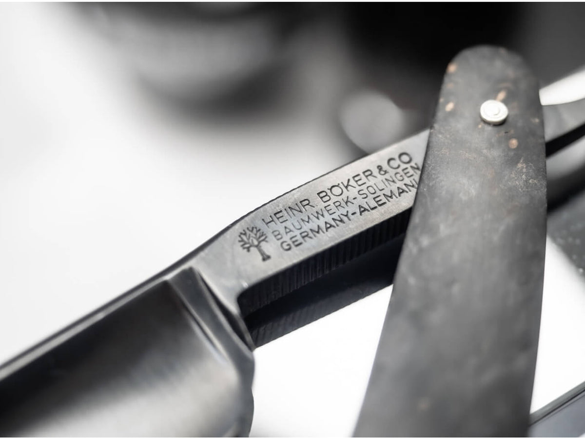 Boker Black Amboina Razor BO140919