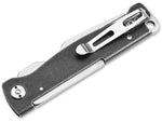 Boker Plus Atlas Fork 2.83in Stainless Steel Black Stainless Steel Handle 09BP0019