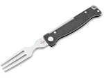 Boker Plus Atlas Fork 2.83in Stainless Steel Black Stainless Steel Handle 09BP0019