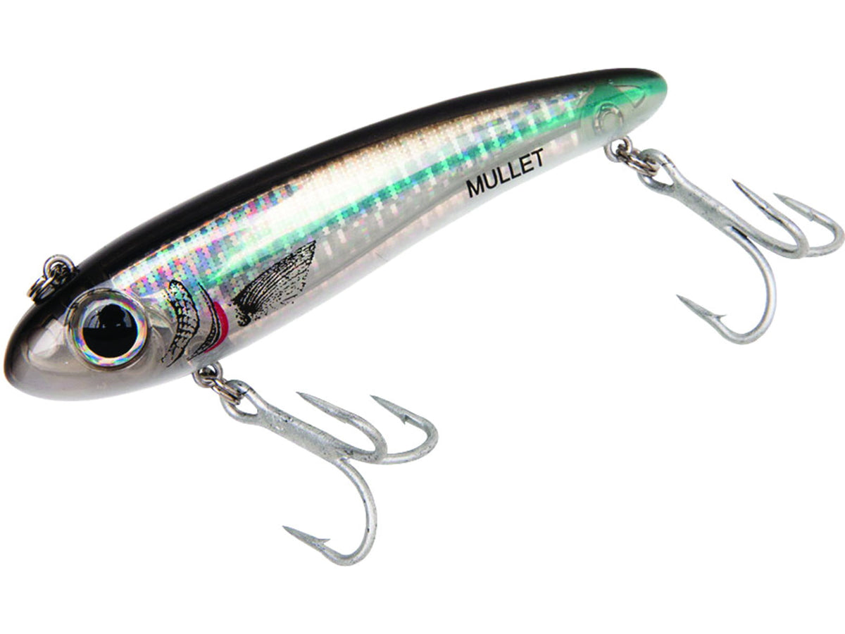 Bomber Saltwater SW Mullet Slow-Sinking Twitch/Walking Lure. 3.5in 5/8oz