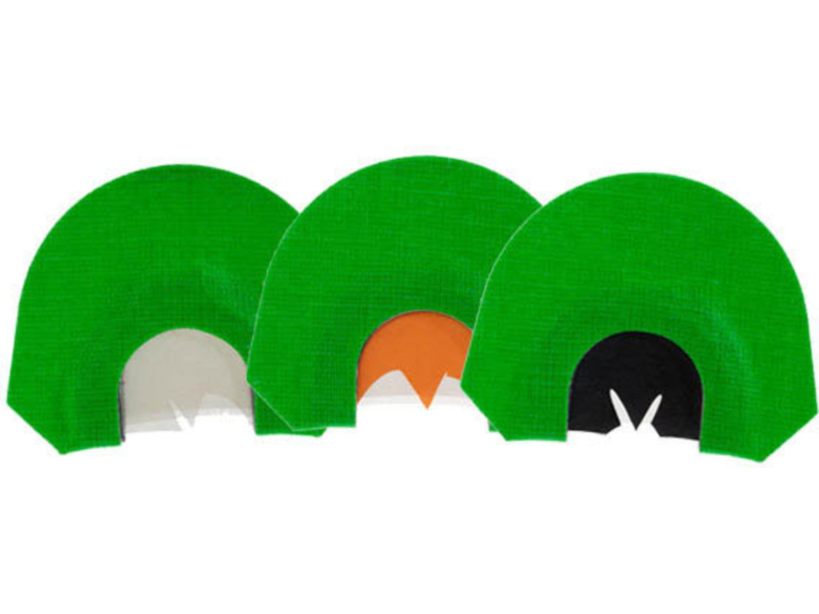 Bone Collector Lucky Lady 3-Pack Turkey Mouth/Diaphragm Call Combo Green BC140009