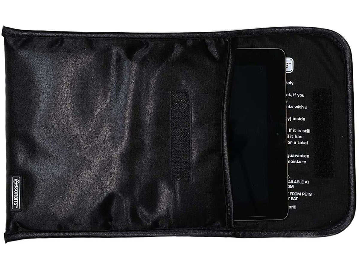 BONE-DRI Large Electronics Rescue Pouch Black AT100BL