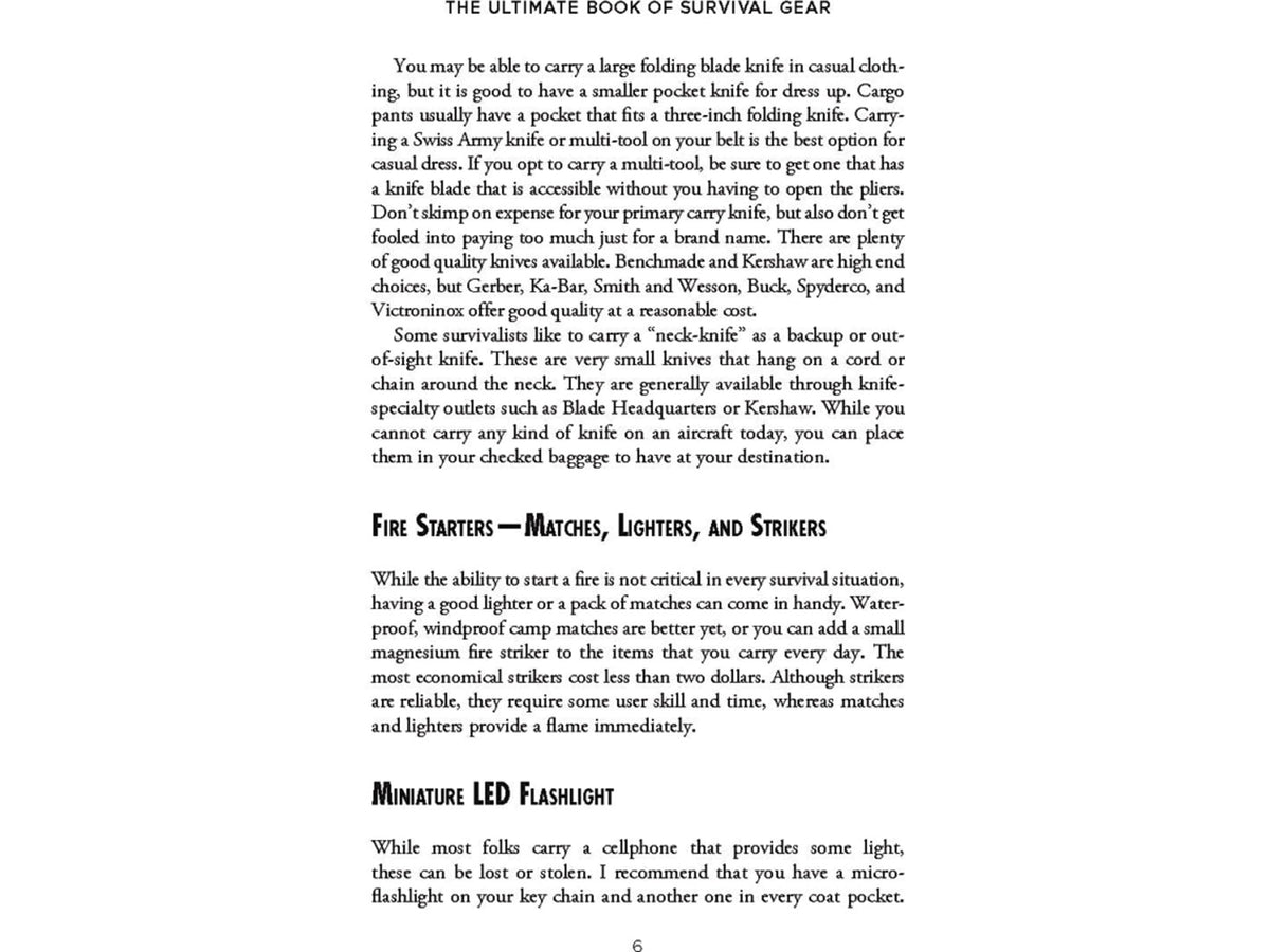 Books Ultimate Book of Survival Gear BK478