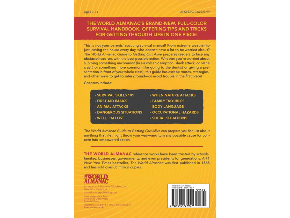 Books World Almanac Getting OutAlive BK481