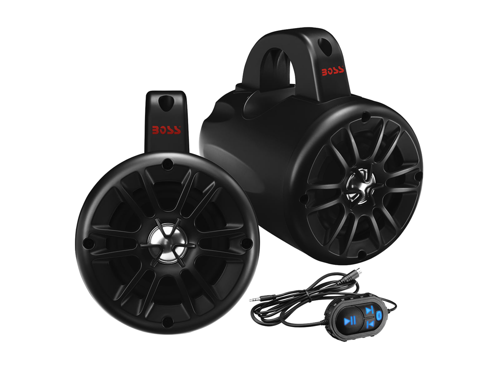 Boss Audio 4" 2-Way Amplified Roll Cage/Waketower Speaker Pods w/Bluetooth Controller BM40AMPBT BM40AMPBT