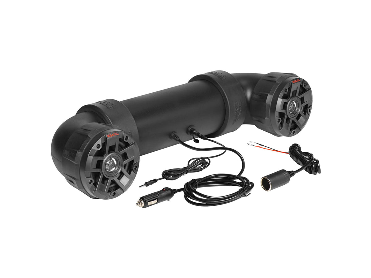 Boss Audio UTV4B Amplified All Terrain Sound System w/4" Marine Speakers & 1" Tweeters - Black UTV4B