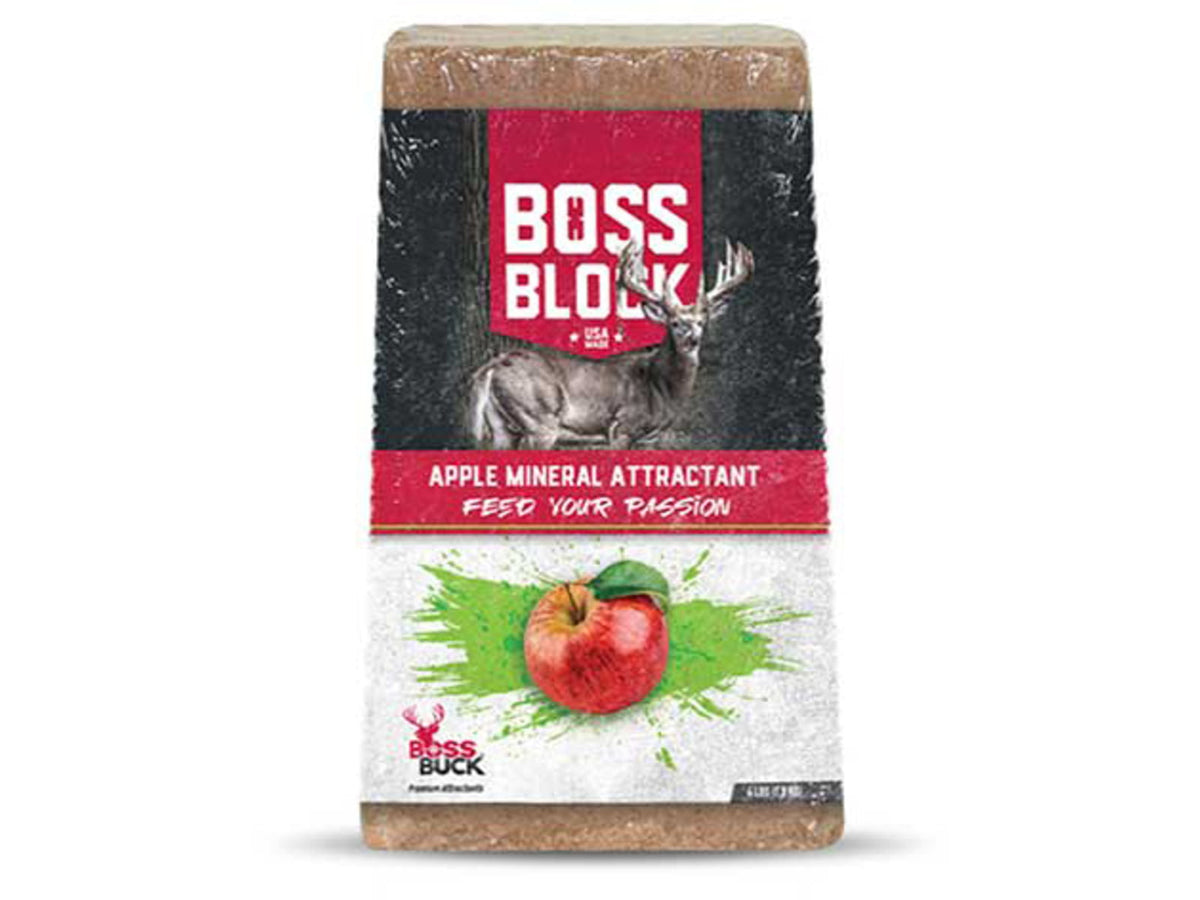 Boss Buck Block - Apple Mineral Attractant Block - 4lbs BB-BLOCK-APL