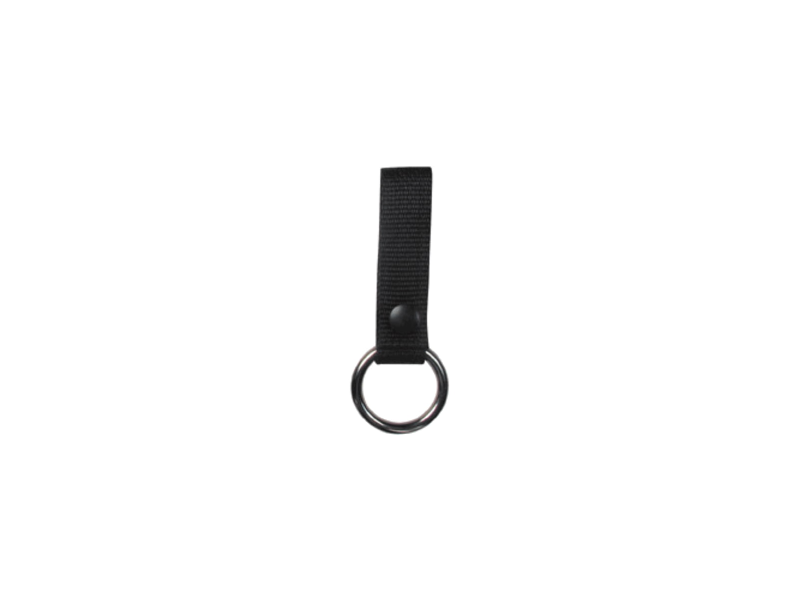 Boston Leather 1 1/2 Steel Baton Ring Black - 5450-5